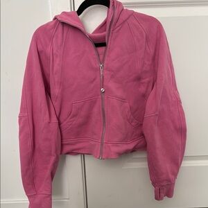 Lululemon Full Zip Scuba Pink XS/S